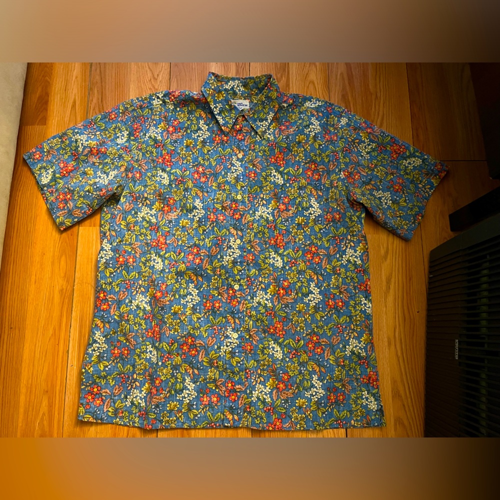 Reyn Spooner Hawaiian Traditional Button Down Shirt Size XL